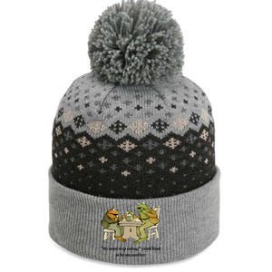 We Must Stop Eating Cried Toad As He Ate Another Frog Quote The Baniff Cuffed Pom Beanie