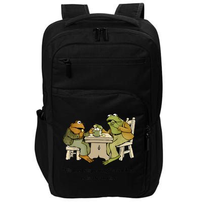 We Must Stop Eating Cried Toad As He Ate Another Frog Quote Impact Tech Backpack