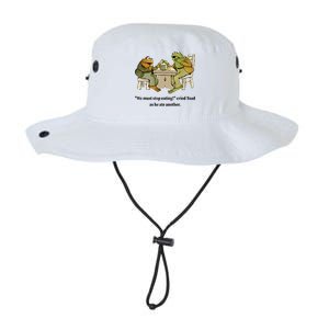 We Must Stop Eating Cried Toad As He Ate Another Frog Quote Legacy Cool Fit Booney Bucket Hat