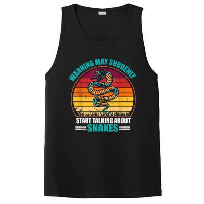 Warning May Suddenly Start Talking About Snakes Retro Snake PosiCharge Competitor Tank