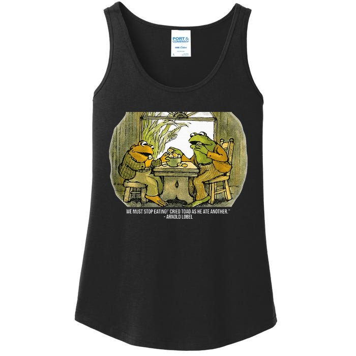 We Must Stop Eating Cried Toad As He Ate Another Frogs Ladies Essential Tank