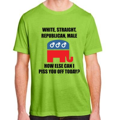 White Male Straight Republican | Funny Republican Gifts Adult ChromaSoft Performance T-Shirt