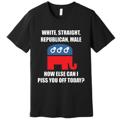 White Male Straight Republican | Funny Republican Gifts Premium T-Shirt