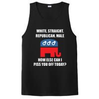 White Male Straight Republican | Funny Republican Gifts PosiCharge Competitor Tank