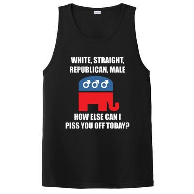 White Male Straight Republican | Funny Republican Gifts PosiCharge Competitor Tank