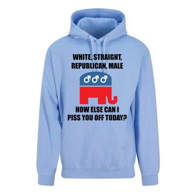 White Male Straight Republican | Funny Republican Gifts Unisex Surf Hoodie