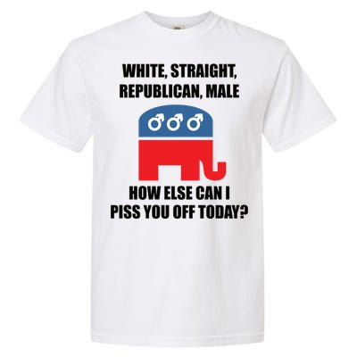 White Male Straight Republican | Funny Republican Gifts Garment-Dyed Heavyweight T-Shirt