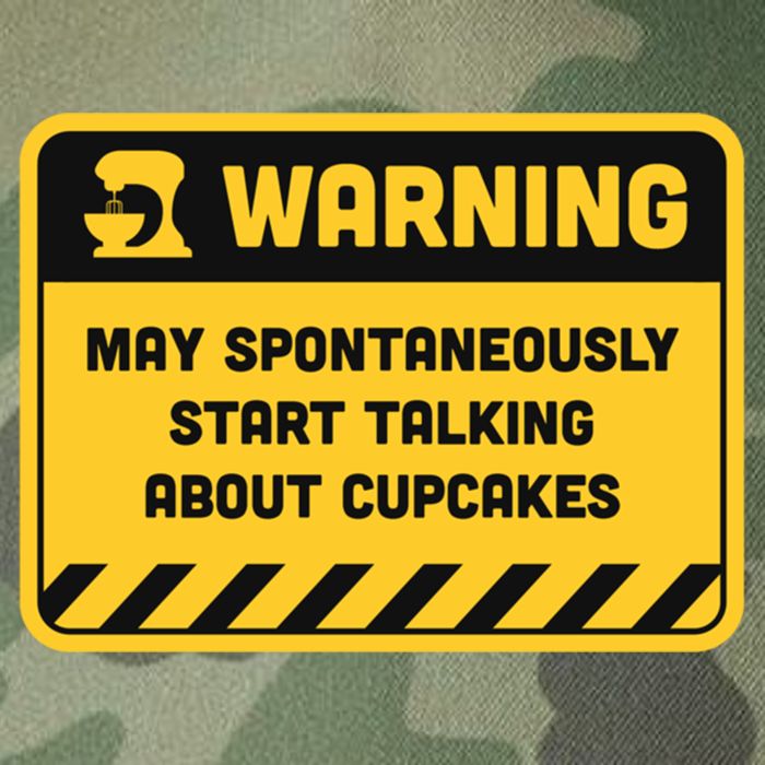 Warning May Spontaneously Start Talking About Cupcakes Meaningful Gift Legacy Tie Dye Trucker Hat