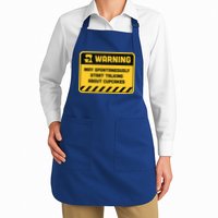 Warning May Spontaneously Start Talking About Cupcakes Meaningful Gift Apron