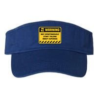 Warning May Spontaneously Start Talking About Cupcakes Meaningful Gift Visor