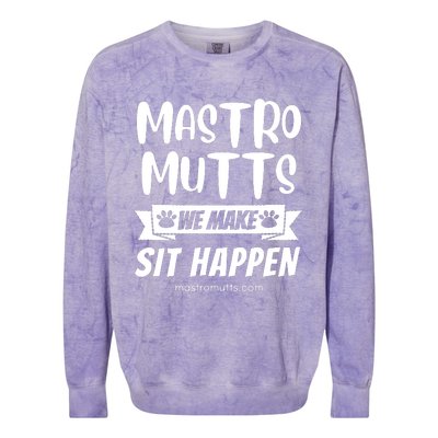 We Make Sit Happen Colorblast Crewneck Sweatshirt