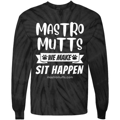 We Make Sit Happen Tie-Dye Long Sleeve Shirt