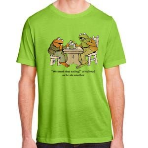 We Must Stop Eating Cried Toad As He Ate Another Frog Adult ChromaSoft Performance T-Shirt