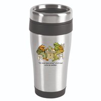 We Must Stop Eating Cried Toad As He Ate Another Frog 16oz Travel Tumbler