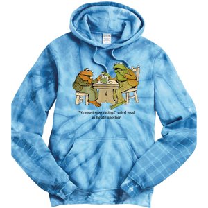 We Must Stop Eating Cried Toad As He Ate Another Frog Tie Dye Hoodie