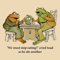 We Must Stop Eating Cried Toad As He Ate Another Frog Zip Tote Bag