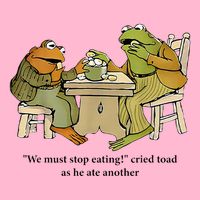 We Must Stop Eating Cried Toad As He Ate Another Frog Button