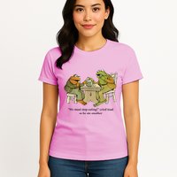 We Must Stop Eating Cried Toad As He Ate Another Frog Womens T-Shirt