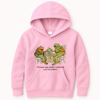 We Must Stop Eating Cried Toad As He Ate Another Frog Kids Hoodie