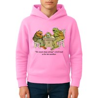 We Must Stop Eating Cried Toad As He Ate Another Frog Kids Hoodie