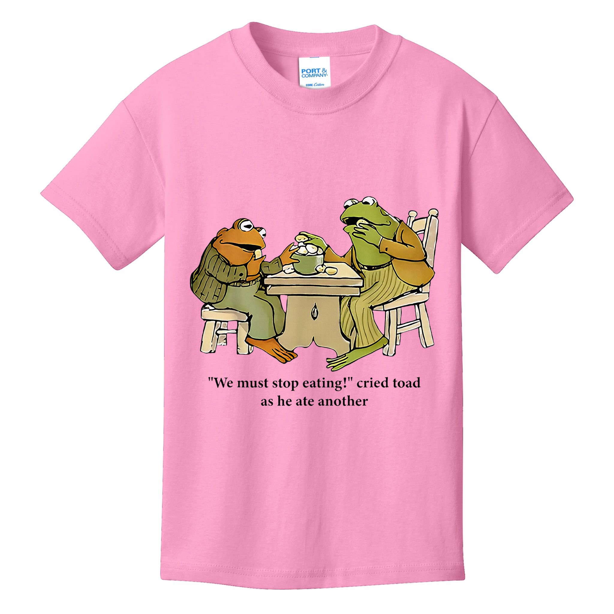 We Must Stop Eating Cried Toad As He Ate Another Frog Kids T-Shirt