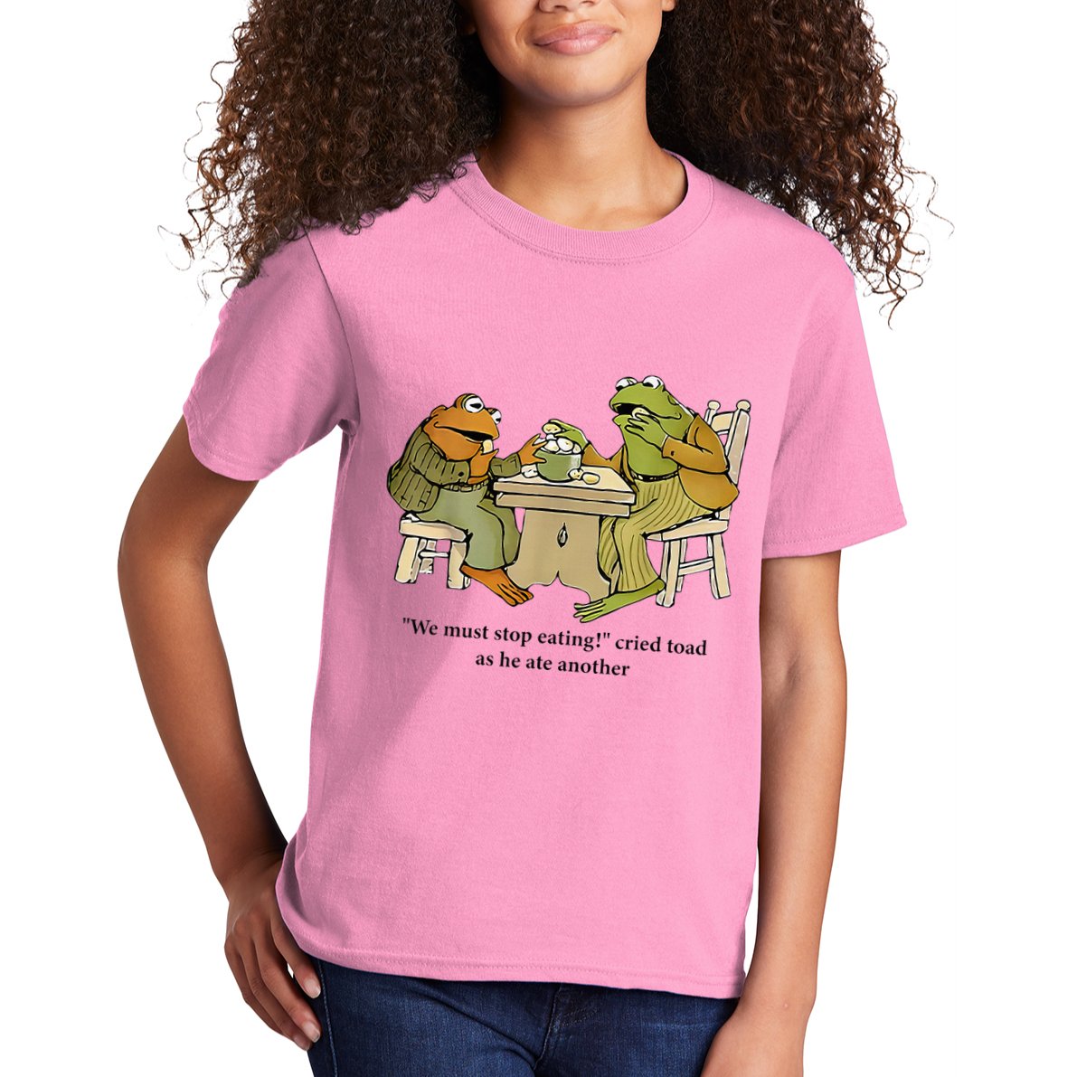 We Must Stop Eating Cried Toad As He Ate Another Frog Kids T-Shirt