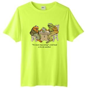 We Must Stop Eating Cried Toad As He Ate Another Frog Tall Fusion ChromaSoft Performance T-Shirt