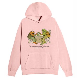 We Must Stop Eating Cried Toad As He Ate Another Frog Urban Pullover Hoodie