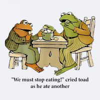 We Must Stop Eating Cried Toad As He Ate Another Frog Sueded Cloud Jersey T-Shirt