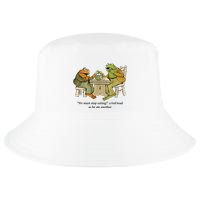 We Must Stop Eating Cried Toad As He Ate Another Frog Cool Comfort Performance Bucket Hat