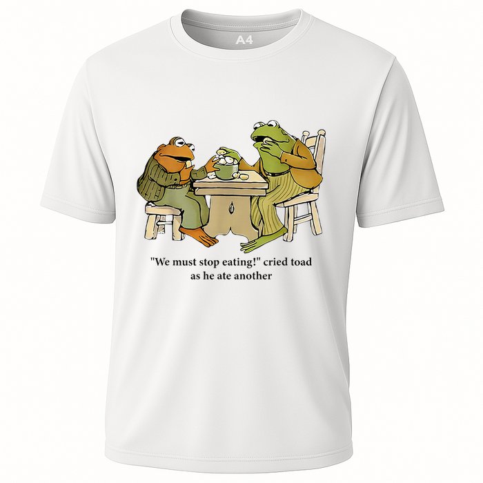 We Must Stop Eating Cried Toad As He Ate Another Frog Performance Shirt