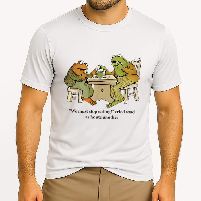 We Must Stop Eating Cried Toad As He Ate Another Frog Performance Shirt