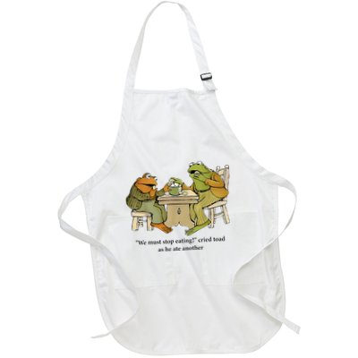 We Must Stop Eating Cried Toad As He Ate Another Frog Apron