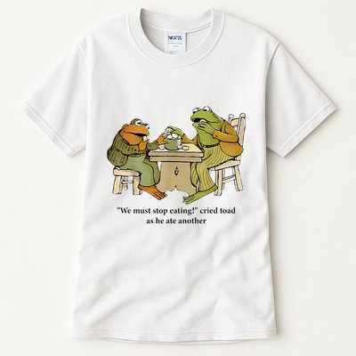 We Must Stop Eating Cried Toad As He Ate Another Frog Tall T-Shirt