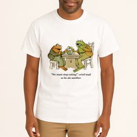 We Must Stop Eating Cried Toad As He Ate Another Frog Tall T-Shirt