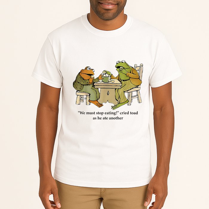 We Must Stop Eating Cried Toad As He Ate Another Frog Tall T-Shirt