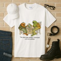 We Must Stop Eating Cried Toad As He Ate Another Frog Tall T-Shirt