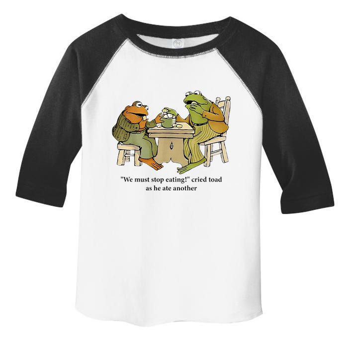 We Must Stop Eating Cried Toad As He Ate Another Frog Toddler Fine Jersey T-Shirt