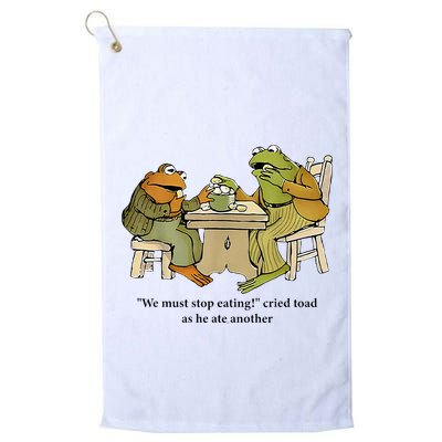 We Must Stop Eating Cried Toad As He Ate Another Frog Golf Towel