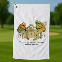 We Must Stop Eating Cried Toad As He Ate Another Frog Golf Towel