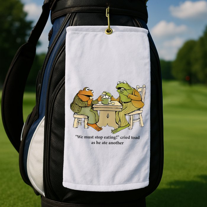 We Must Stop Eating Cried Toad As He Ate Another Frog Golf Towel