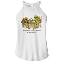 We Must Stop Eating Cried Toad As He Ate Another Frog Women's Perfect Tri Rocker Tank
