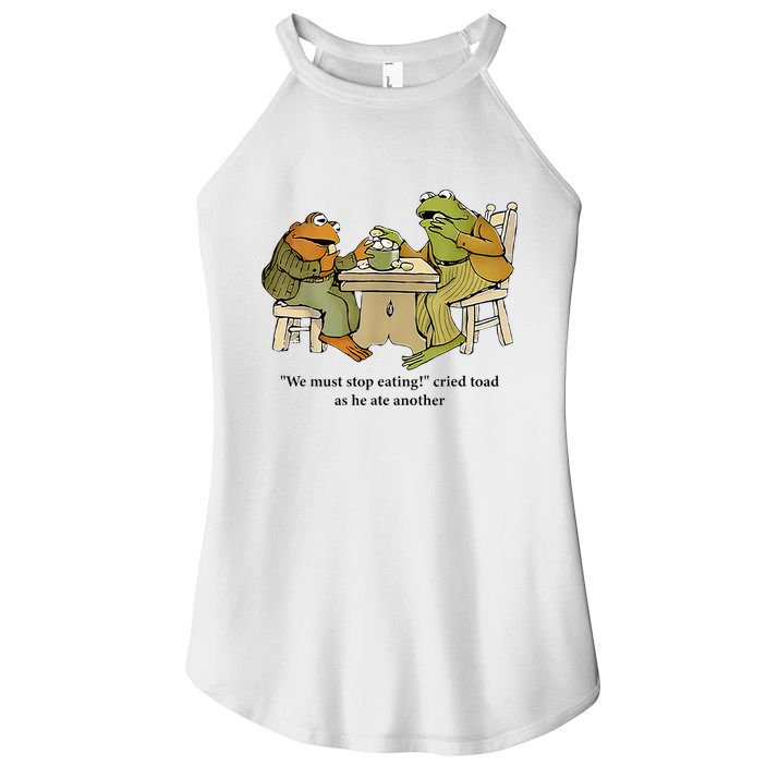 We Must Stop Eating Cried Toad As He Ate Another Frog Women's Perfect Tri Rocker Tank