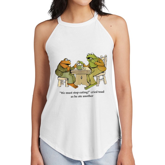 We Must Stop Eating Cried Toad As He Ate Another Frog Women's Perfect Tri Rocker Tank