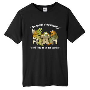 We Must Stop Eating Toad As He Ate Another Frog Toad Tall Fusion ChromaSoft Performance T-Shirt