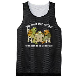 We Must Stop Eating Toad As He Ate Another Frog Toad Mesh Reversible Basketball Jersey Tank