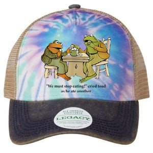 We Must Stop Eating Cried Toad As He Ate Another Frog Legacy Tie Dye Trucker Hat