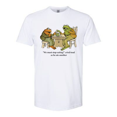 We Must Stop Eating Cried Toad As He Ate Another Frog Softstyle CVC T-Shirt