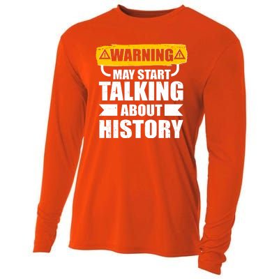 Warning May Start Talking About History Cooling Performance Long Sleeve Crew