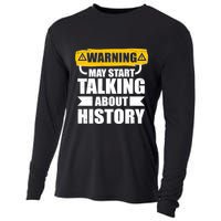 Warning May Start Talking About History Cooling Performance Long Sleeve Crew